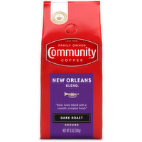 Community Coffee New Orleans Blend Dark Roast Ground Coffee - 12 Ounce