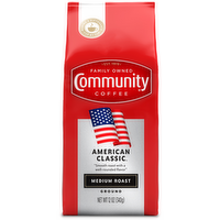 Community Coffee American Classic Medium Roast Ground Coffee - 12 Ounce