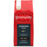 Community Coffee Ground Signature Blend Dark Roast Ground Coffee - 32 Ounce
