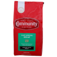 Community Coffee Medium-Dark Roast Ground Cafe Special Decaf - 32 Ounce