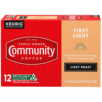 Community Coffee First Light Roast Keurig K-Cup Box - 12 Count