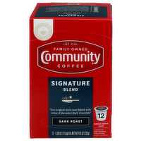 Community Coffee Dark Roast Signature Blend - 0.383 Ounce - 12 Count