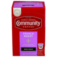 Community Coffee Dark Roast French - 0.383 Ounce - 12 Count
