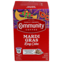 Community Coffee King Cake K Cups Mardi Gras - 0.375 Ounce - 12 Count