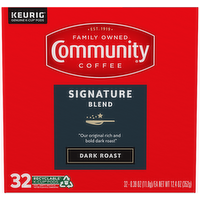 Community Coffee Dark Roast Ground Coffee - 0.388 Ounce - 32 Count