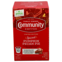 Community Coffee Spiced Pumpkin Pecan Pie - 0.37 Ounce - 10 Count