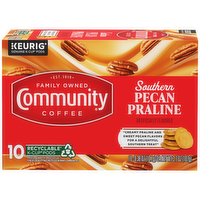 Community Coffee Southern Pecan Praline Single Serve Cups - 0.37 Ounce - 10 Count
