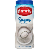 Community Coffee Extra Fine Granulated Pure Cane Sugar - 16 Ounce