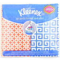 KLEENEX Facial Tissue Go Pack - 8 Count