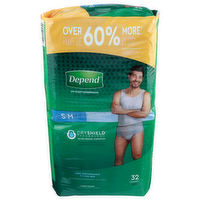 Depend S-M Maximum Fit-Flex Underwear - 32 Count