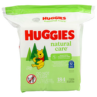 Huggies Natural Care Sensitive & Fragrance Free Wipes - 184 Count