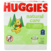 Huggies Natural Care Wipes - 168 Count