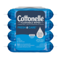 Cottonelle Fresh Care Flushable Wipes - 4 Count