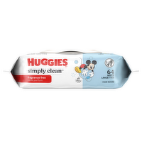 Huggies Simply Clean Fragrance Free Wipes - 64 Count