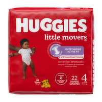 Huggies 4 22 10 Little Movers Diapers - 22 Count