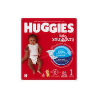 Huggies Little Snugglers Size 1 Diapers - 96 Count
