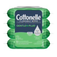 Cottonelle GentlePlus Flushable Wipes - 4 Count