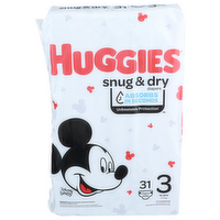 Huggies Snug & Dry Diapers - 31 Count