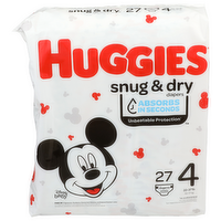 Huggies 4 23 10 Snug & Dry Diapers - 27 Count