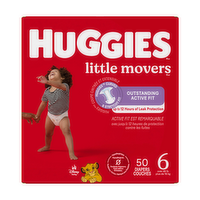 Huggies Little Movers Size 6 Diapers - 50 Count