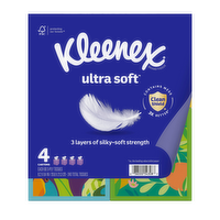 Kleenex Ultra Soft Brand Tissue - 4 Count