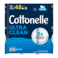Cottonelle Ultra Clean Toilet Paper - 12 Count