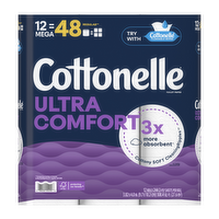 Cottonelle Ultra Comfort Toilet Paper - 12 Count