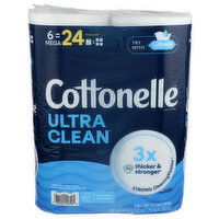 Cottonelle Ultra Clean Toilet Paper - 6 Roll