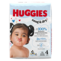 Huggies Snug & Dry Size 4 Diapers - 30 Count