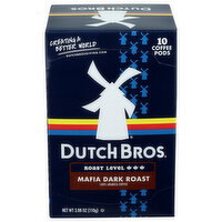 Dutch Bros Mafia Dark Roast Single Serve Coffee Pods - 0.388 Ounce - 10 Count