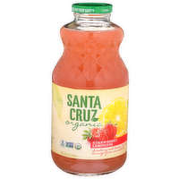 Santa Cruz Organic Strawberry Lemonade - 32 Fluid Ounce