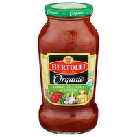 Bertolli Olive Oil, Basil & Garlic Organic Sauce - 24 Ounce
