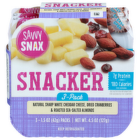 Savvy Snax Snacker - 1.5 Ounce - 3 Count