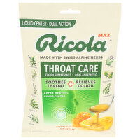 RICOLA Max Honey Lemon Cough Dropsthroat Lozenges - 34 Count