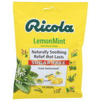 Ricola Cough Dropsthroat Lozenges Sf Lemon Mint - 19 Count