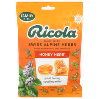 Ricola Honey Herb Family Size Cough Suppressant Oral Anesthetic - 45 Count