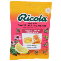 Ricola Honey Lemon Echinacea Cough Suppressant Oral Anesthetic - 19 Count