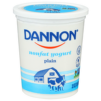 Dannon Plain Nonfat Yogurt - 32 Ounce