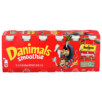 Danimals Banana Strawberry Smoothie - 0.258 Fluid Ounce - 12 Count