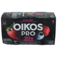 Oikos Pro Mixed Berry Greek Yogurt - 0.33 Pound - 4 Count