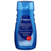 Top Care Beauty Maximum Strength Medicated Dandruff Shampoo - 11 Fluid Ounce - 1 Count