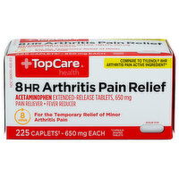 Top Care Health Arthritis Pain Relief Caplets - 225 Count