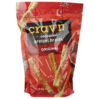Crav'n Flavor  Original Seasoned Pretzel Braids - 16 Ounce