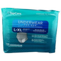 Top Care Everyday Large-X-Large Maximum Absorbency Underwear For Men - 17 Count