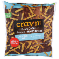 Crav'n Flavor Family Size Crinkle Cut French Fried Potatoes - 80 Ounce - 1 Count