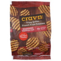 Crav'n Flavor Seasoned Waffle Cut French Fried Potatoes - 24 Ounce