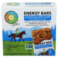 Full Circle Market Chocolate Chip Energy Bars - 2.4 Ounce - 5 Count