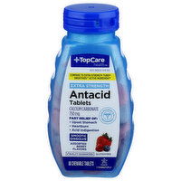 Top Care Health Assorted Berry Extra Strength Antacid Tablets - 60 Count