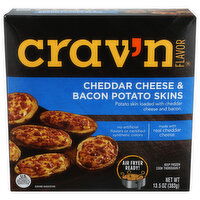 Crav'n Flavor Cheddar Cheese & Bacon Potato Skins - 13.5 Ounce - 1 Count