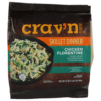 CRAV'N Flavor Chicken Florentine Skillet Dinner - 21 Ounce